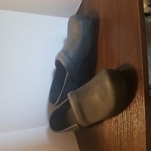Dansko Leather Clogs Black New